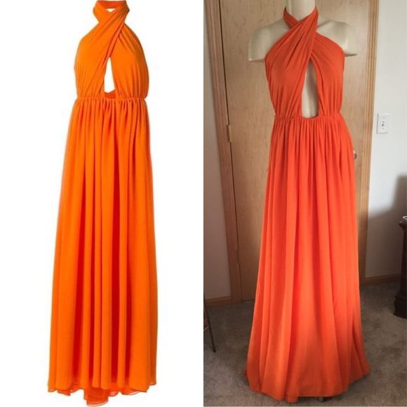 MSGM Dresses & Skirts - MSGM Halter Neck Gown
